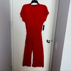 Lulu’s Red Jumpsuit - Never Worn w/ tags, Size L